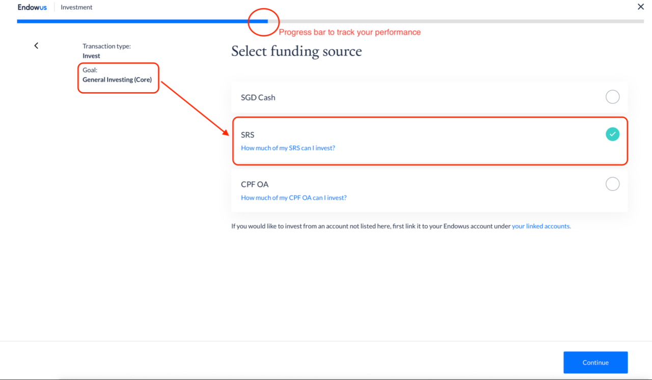How do I set up investments (one-time and recurring)? (SG) – Endowus
